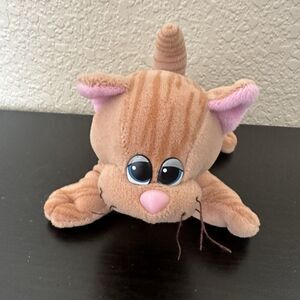 Vtg 80s Pound Purries Purry Kitty Cat 7" Brown Tiger Striped Tabby Plush Tonka